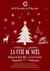 marche de noel, cité fertile, pantin